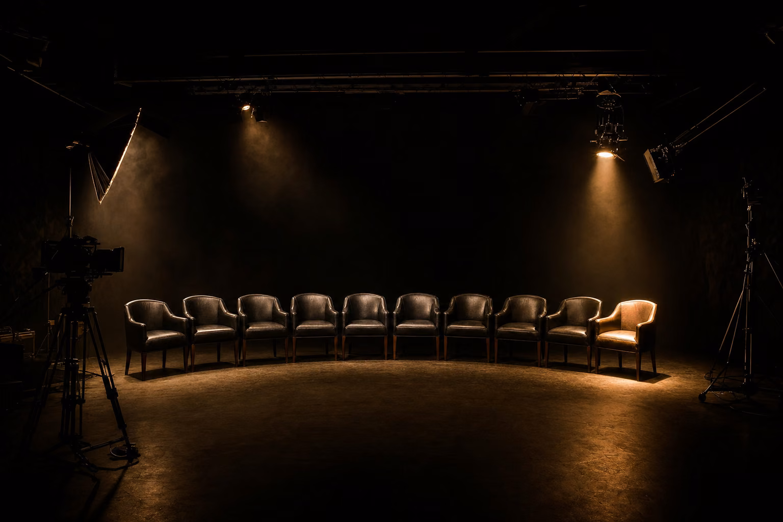 The ten chairs, on the Ten Chairs set